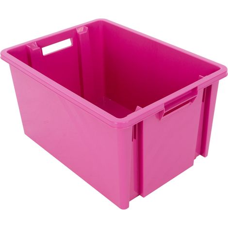 Boite de rangement Novabac 18L Rose FME - 5202456 (1/5)