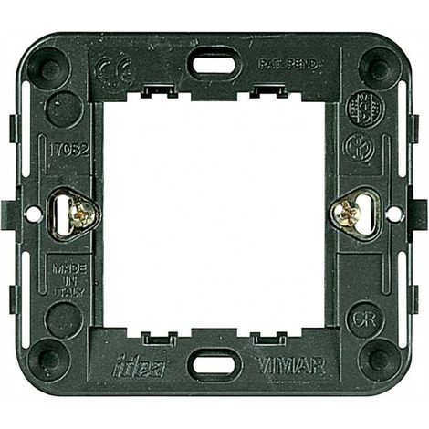 17082 Supporto 2 Moduli Ridotti Grigio Idea (1/4)