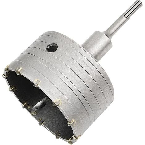 Scie à cloche trépan béton 110 mm Adaptateur SDS Plus Carbure et tungstène YG8 Couper brique ciment pierre Coupe précise et rapide