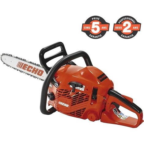 Echo – Tronçonneuse thermique 30.5 cm³ – Longueur guide 35 cm – Moteur 2 temps – Démarrage assisté ES-start – Pour élagage professionnel