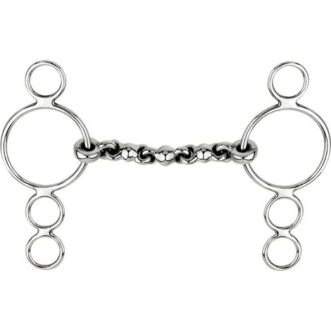 Filetto pessoa snodato con imboccatura a palline 19 mm