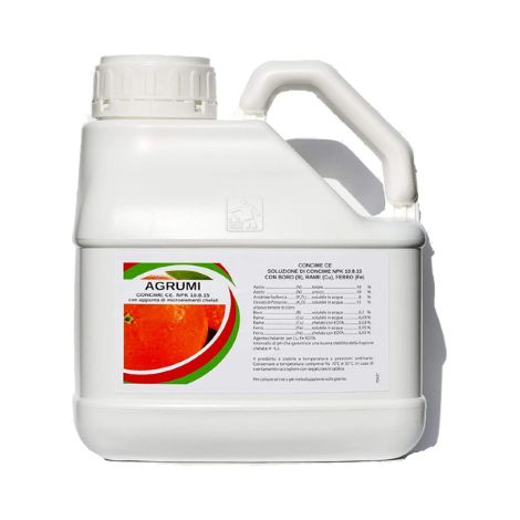 Bio ALT AGRUMI Concime fogliare NPK 10.8.15 con Boro favorisce allegagione limoni 3 LT (1/6)