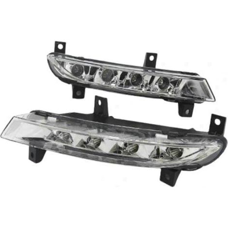 Feux de jour à LED pour pare-chocs avant, antibrouillards, compatibles avec les modèles 2009-2013, références 1Z0941067 et 1Z0941068. (1/5)