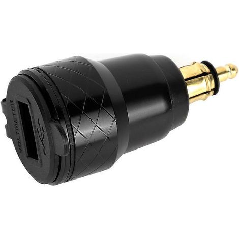 Multifunktionales Dual-USB-Autoladegerät mit Schnellladefunktion 3.0, digitaler Anzeige, Zigarettenanzünder und blauer Beleuchtung
