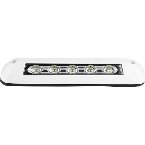 Lampe d'extérieur universelle 12V/24V pour auvent de camping-car, étanche, à LED, pour camping-car, caravane ou fourgon aménagé. (1/5)