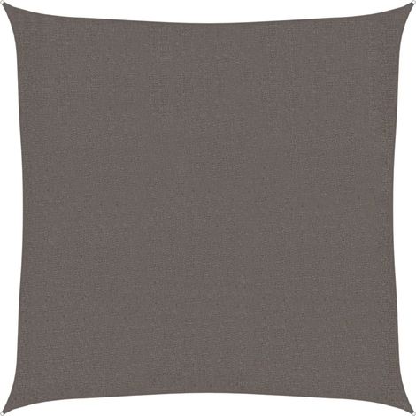 Voile d'ombrage Voile de parasol - Toile d'ombrage PEHD Carré 2 x 2 m Anthracite BV466394 - BonneVie (1/3)