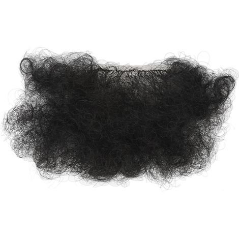 Faux poils pubiens autocollants pour femmes et hommes, poils réalistes en silicone pour poupée, sourcils, barbe, naturels, invisibles, autocollants respirants. (1/5)