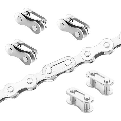 5 Paires Maillon de Chaîne de Vélo, Chaîne de vélo Singlespeed, Connecteur de Chaîne Bicyclette pour Vélos de Montagne, Vélos de Route