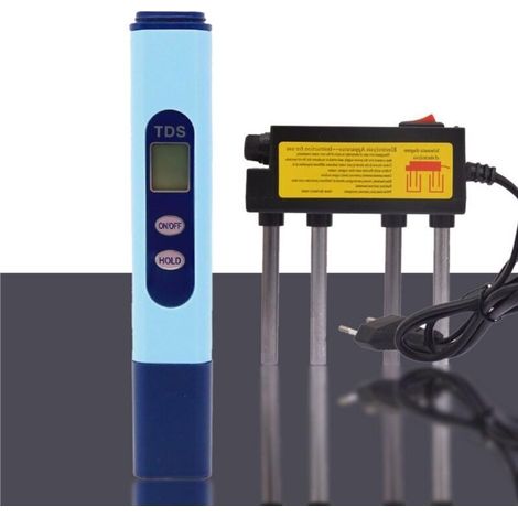 SABIR Testeur de qualité de l'eau électrolyseur-portable de l'eau moniteur d'impuretés de l'eau compteur de test de Machine d'électrolyseur (1/4)