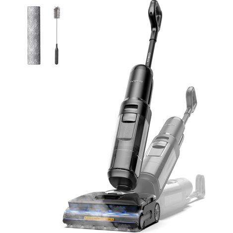 Tineco FLOOR ONE S7 Stretch Steam Lavapavimenti Aspirapolvere a Vapore Senza Fili, 140℃ HyperSteam, Design reclinabile a 180° ,