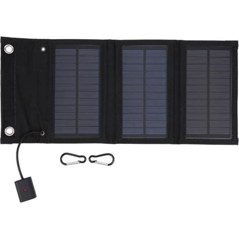 Pack pliable de panneau solaire - - Monocristallin - 15W - Étanche IP65 - 42,2 x 18,1 cm (1/3)