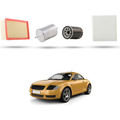 Kit Tagliando 4 filtri compatibile con Audi TT (8N3) 1.8 20v 180kw dal 2005 al 2006 (1/5)