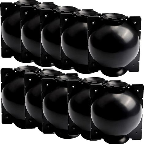 boules d'enracinement pour plantes Boîte de greffe de jardin de semis 12 cm 10 Noir (1/5)