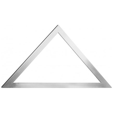 Taliaplast – Équerre de carreleur aluminium 100x100x140cm – Angle 45° sans rivet pour durabilité – Pour pose de carrelage en diagonale
