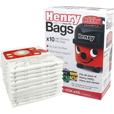 Lot de 10 sacs en microfibre pour aspirateur – Accessoire compatible NUMATIC – Largeur 30cm – Pour aspiration efficace et durable