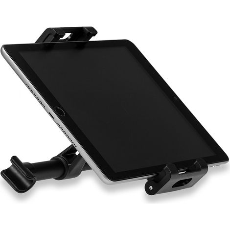 HEYNER® Tablethalter Auto Kopfstütze 4,7-13 Zoll 360° drehbar verstellbar Universal Tablet Smartphone Halterung Kopfstützenhalter Kopfstützen