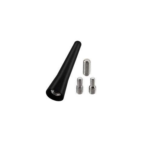6.5cm Mini Antenne Voiture Courte, FM/AM Tige d'antenne de Voiture, Mini Antenne de Voiture Universelle, avec 3 Vis M4/M5/M6, pour la Réception Radio FM/AM (1/5)