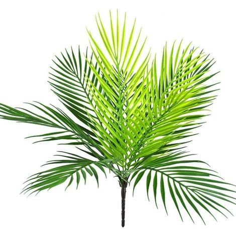 Palmera artificial resistente a los rayos UV - Árbol de plástico para interior/exterior, maceta incluida, ideal para jardines, invernaderos y decoración de bodas. (1/5)