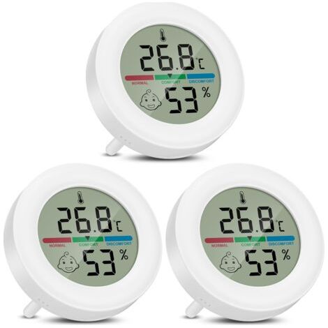 Digitales Thermometer-Hygrometer für Terrarien – Präzise Temperatur- und Feuchtigkeitsmessung für Innen, Außen, Inkubatoren und Reptilien-Terrarien (1/4)