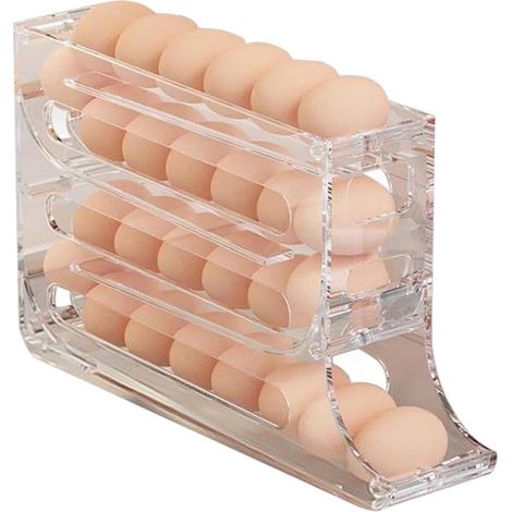 Automatischer Eierspender mit 4 Ebenen, Kapazität 30 Eier (1 Packung)