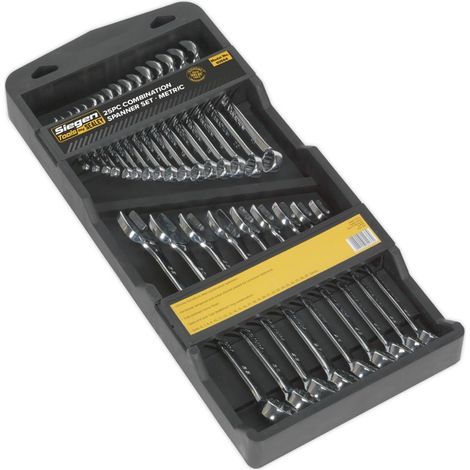 Siegen By Sealey S0564 25 Piece Metric Combination Spanner Set (1/3)