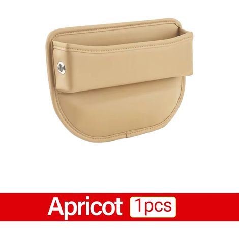 (Abricot, 1 pièce) Organisateur de siège auto pour Tesla Model 3, Y, X et S (2016-2023) : boîte de rangement avec poches étanches et accessoires. (1/5)