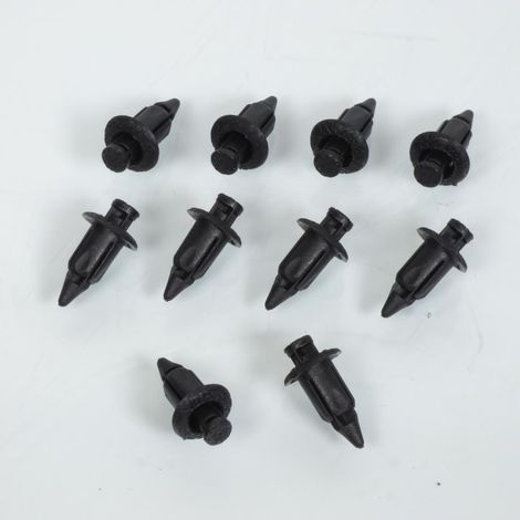 Lot 10 rivet clip plastique de carrosserie carénage pour moto (1/4)