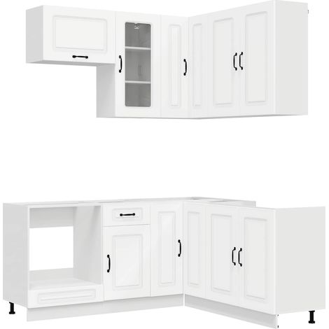 Unità Cucina KALMAR 8 pz Bianco Legno ingegnerizzato vidaXL (1/5)