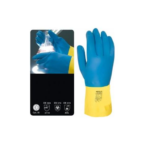 FPLUS guante neopreno latext-9 ref.322 , Guante Juba - 322 CONQUEROR II
Inicio Guantes de trabajo Guante Juba - 322 CONQUEROR II
Guante sin soporte bicolor de neopreno sobre látex