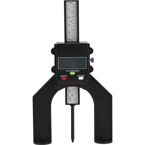 Jauge de hauteur et de profondeur numérique 0-80 mm en plastique INC/ABS avec pieds magnétiques autoportants (1/5)