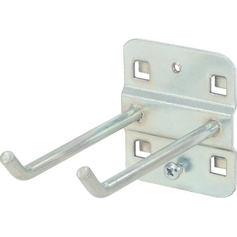 KS Tools Doppelter Werkzeughalter mit schrägem Hakenende, Ø 6 mm, 75mm