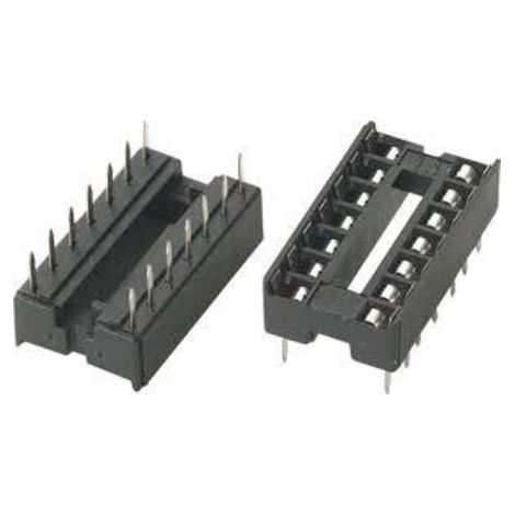 Sockel Integrierte Schaltung 14 Pin FLAT 2.54mm ICVT-14P