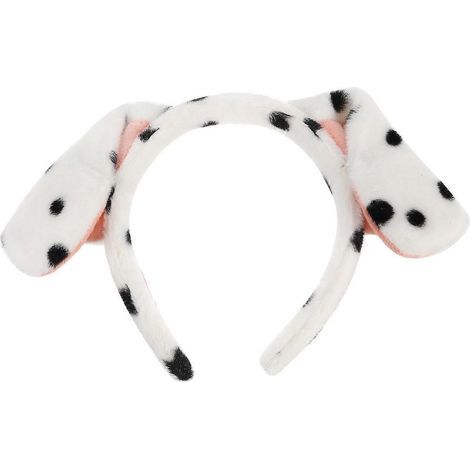 Niedliche Haarspange in Hundeohrform, Kopfschmuck für Cartoon-Cosplay – 22 x 15 cm – Weiß (1/4)