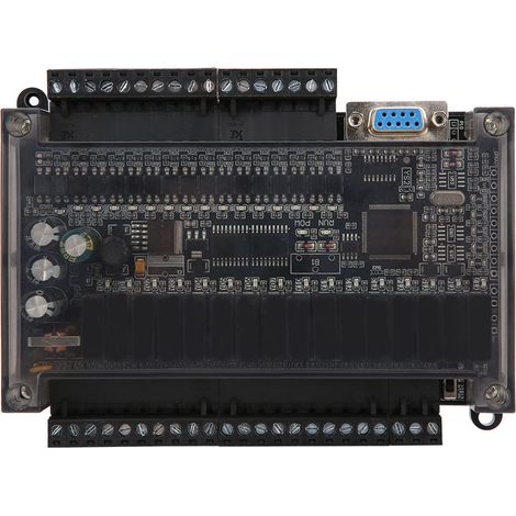 Automate Programmable PLC 3U 32MR Carte de Contrôle Industriel avec Base et Coque Entrées/Sorties Relayées Communication RS485 CAN (1/5)