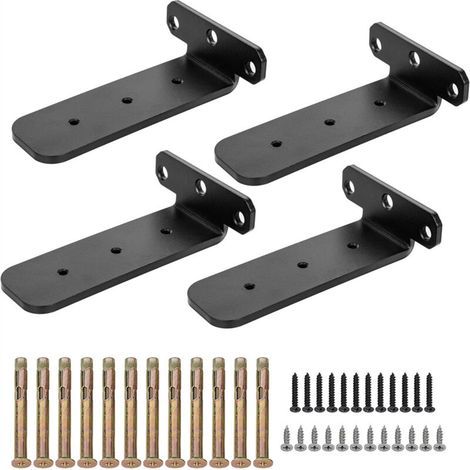 [JAMAIS UTILISÉ] 4 supports muraux d'échafaudage de 5 mm d'épaisseur, supports muraux, supports pour cachette de chat (15 cm) (1/4)