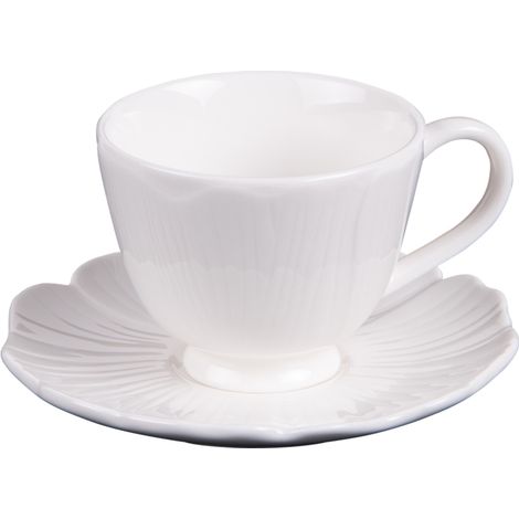 Table Passion - Tasse à café avec sous tasse Ginkgo 10 cl (lot de 6)