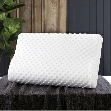 OREILLER ERGONOMIQUE 40x60 cm en MÉMOIRE de FORME CONFORT CERVICAL et SOMMEIL RÉPARATEUR
