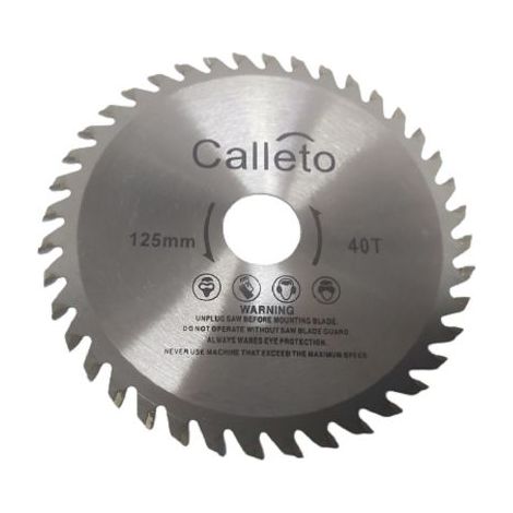 Disco per taglio legno 125mm 5" lama per smerigliatrice 40 denti circolare sega (1/5)