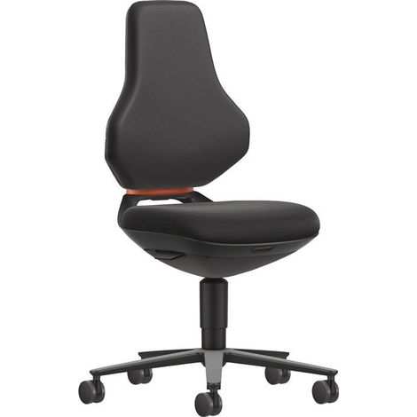 Arbeitsdrehstuhl Alu.anth.Supertec schwarz 450-620mm (1/4)