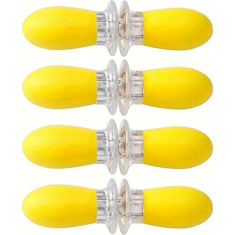 Lot de 5 guirlandes lumineuses LED solaires à attaches, avec caches-ampoules transparents cristallins pour la décoration de jardin et de terrasse (lumières colorées) (1/5)