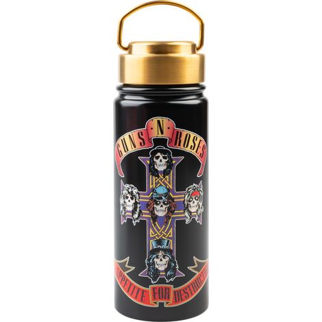 Grupo Erik: Borraccia Termica 550 ml Guns N’ Roses – Bottiglia Hot & Cold in Acciaio Inox, Ufficiale, Doppia Parete