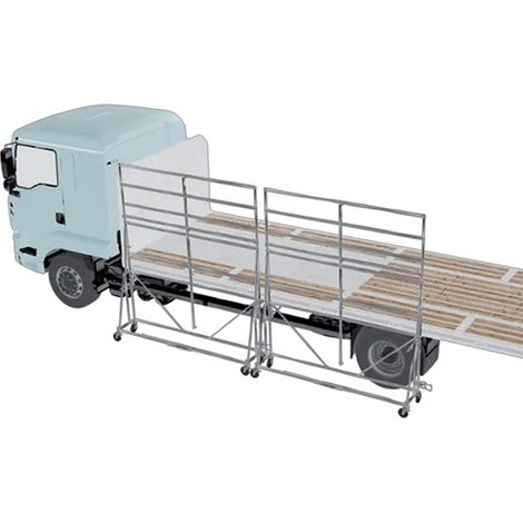 Sicherheitsbarriere für LKW-Anhänger – Schutz auf einer Höhe von 2,70 bis 4,00 m - BMPC (1/5)