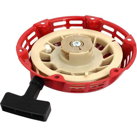175 mm x 40 Kunststoffgriff-Generator-Motorzug-Rückstoßstarter-Teile rot (1/4)