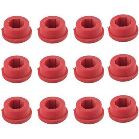 Silentblocs de bras de suspension inférieurs (LCA) rouges résistants, silentblocs de carrossage arrière décoratifs en polyuréthane, accessoire auto pour route