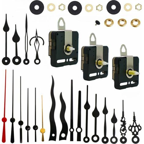 Quarz-Wanduhr-Bewegungsmechanismen, batteriebetriebenes Uhrmotor-Set (1/4)