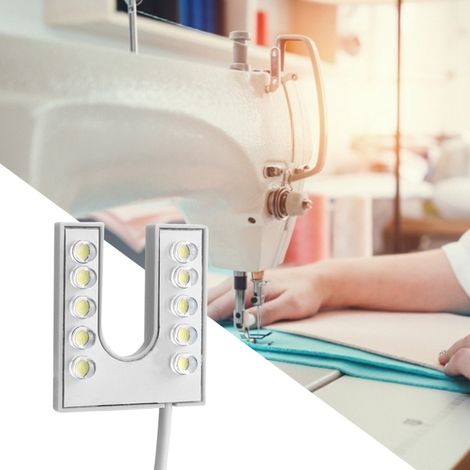 Beyamis Lampe LED flexible à col de cygne avec base magnétique pour machine à coudre (1/5)