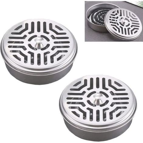 Pieces Stainless Steel Spiral Mosquito Holders, for Mosquito Coils, Anti-Mosquito Spiral Holder for Home, Garden, Camping, Fishing, Travel, Outdoors (1/5)