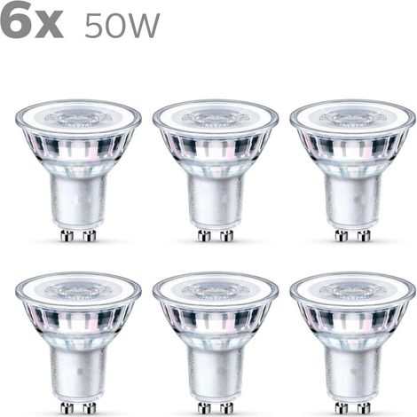 Bardusch - LED classic, Ampoule équivalent 50 W, GU10, Lot de 6, Blanc Chaud (2700 Kelvin), 355 Lumens, Réflecteur (1/5)