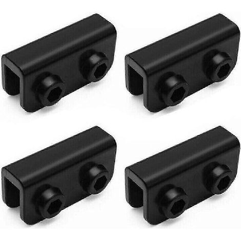 Compatible avec le kit de remplacement de connecteurs rectangulaires noirs pour tonnelle pliante bidirectionnelle 4 pièces (modèle 2025). (1/4)