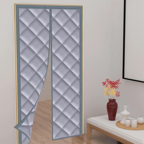 Kälte- und hitzebeständige Vorhänge, warm und winddicht, kältebeständige Innentürvorhänge 80 x 200 cm (1/4)